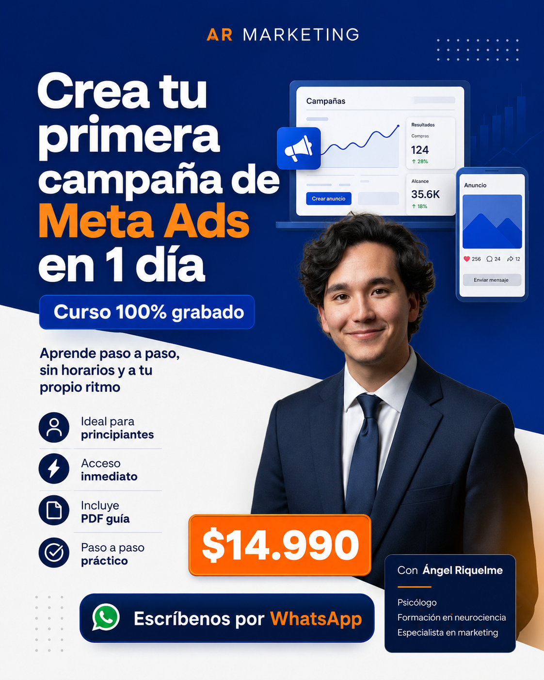 Curso Express Crea tu primera campaña de Meta Ads en 1 día